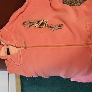 Harley-Davidson women's pink zipper hoodie